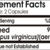 Cápsulas Bugleweed 900mg suplemento natural sin aditivos Naturetition