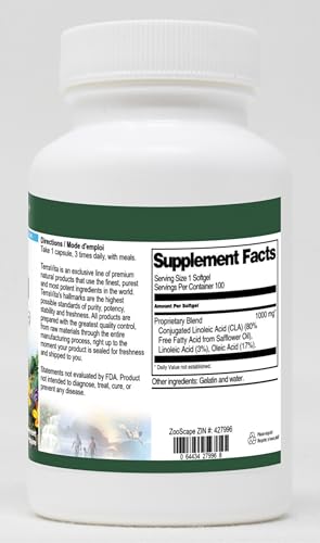 Cápsulas blandas CLA 100 unidades suplemento natural