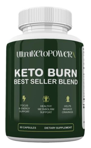 Frontal de Keto Power X cápsulas