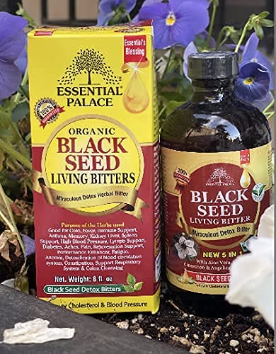 Frasco Essential Palace Organic Black Seed Detox Living Bitters