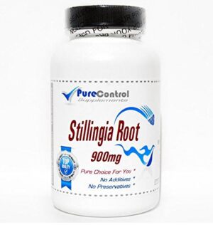 Raíz de Stillingia suplemento en cápsulas puras 180 unidades