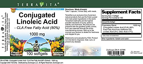 Etiqueta frontal ácido linoleico conjugado CLA