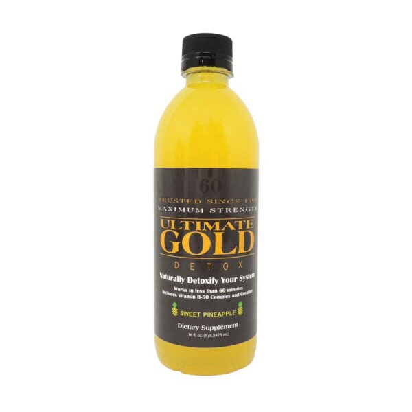 Ultimate Gold bebida detox piña dulce botella 16oz