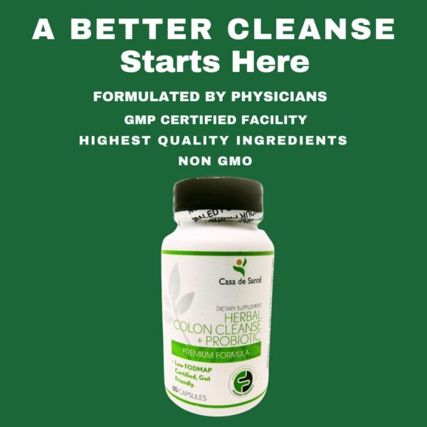 Casa de Sante suplemento detox bajo fodmap con psyllium