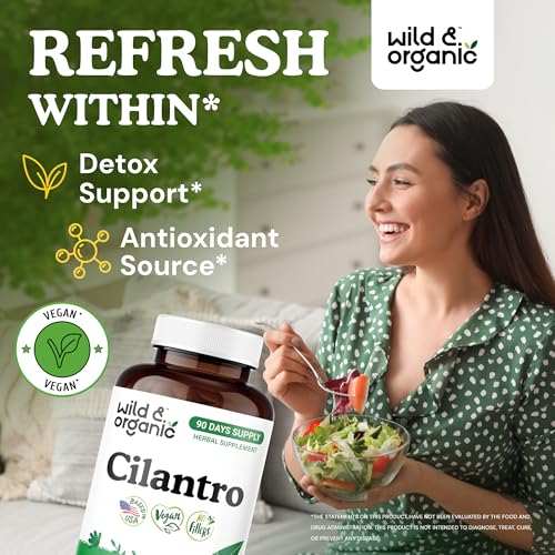 Suplemento de cilantro seco 800 mg