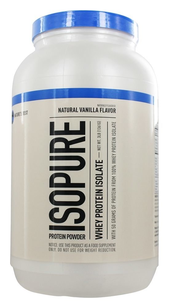 Version 1.0.0 Envase de Isopure Natural Vanilla