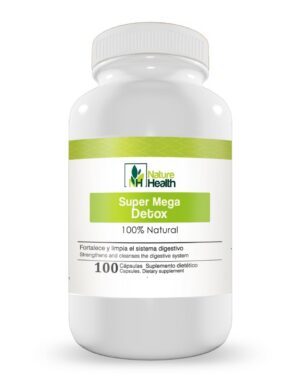 Version 1.0.0 Nature Health Súper Mega Detox cápsulas orgánicas fibra avena y linaza