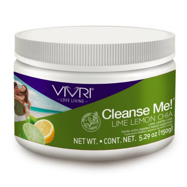 Paquete VIVRI CleanseMe bebida detox natural de limón lima 30 porciones