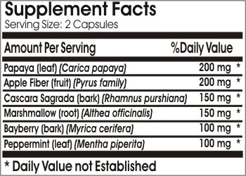 Frasco Colon Health Max suplemento natural sin aditivos 180 cápsulas