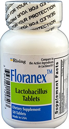 Botella probiótico Floranex 50 tabletas salud intestinal