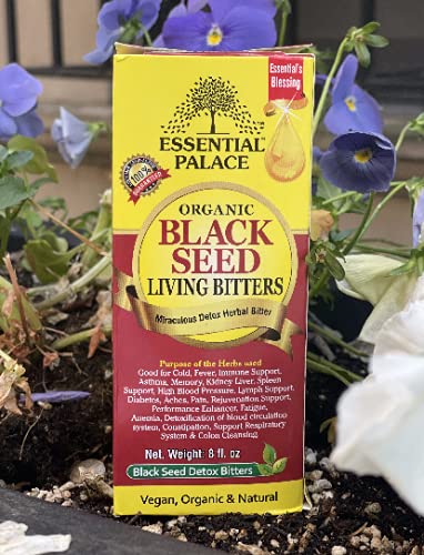 Visual botella Essential Palace Detox Living Bitters 8oz