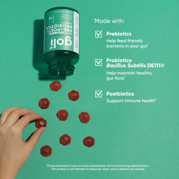 Suplemento Goli gomitas para digestión y sistema inmune