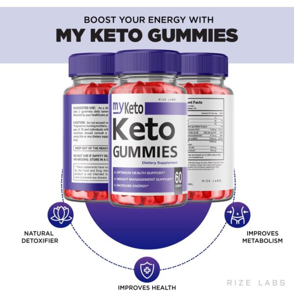 Gomitas My Keto con ingredientes naturales para adelgazar