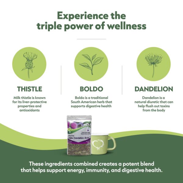 Presentación bolsa té cardo mariano mezcla natural Quiere Té