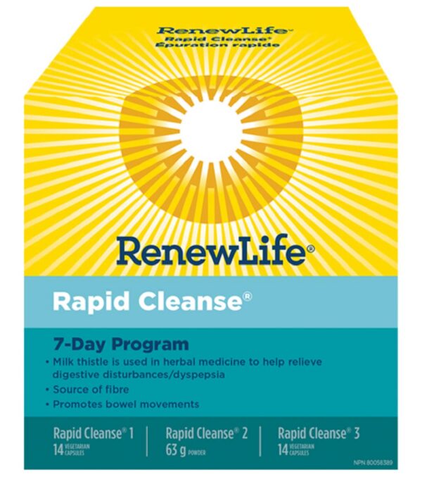 Paquete Renew Life Cleanse para limpieza rápida