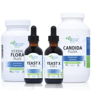 Paquete detox levaduras Mountain Meadow Herbs 4 productos