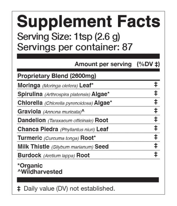 Anima Mundi Apothecary polvo detox 8oz