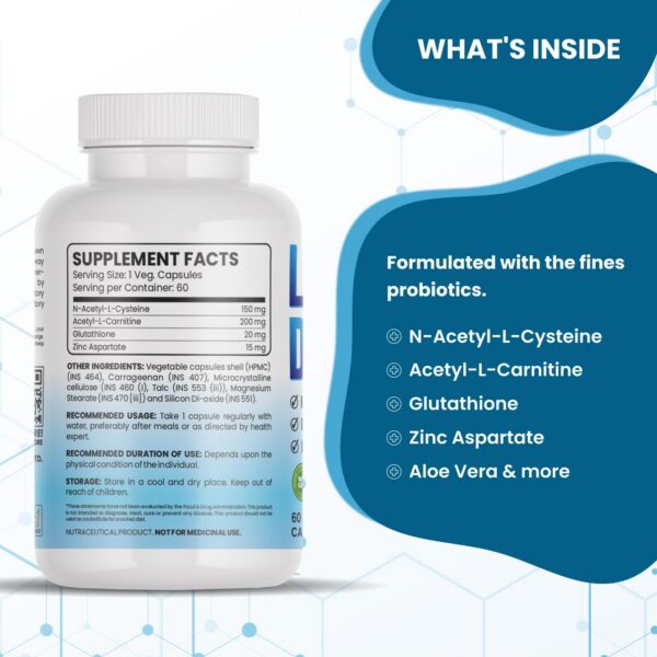 Cápsulas fácil de tomar desintoxicación pulmonar Royal Swag