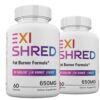 Cápsulas Exi Shred Fórmula Avanzada en envase