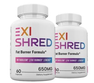 Cápsulas Exi Shred Fórmula Avanzada en envase