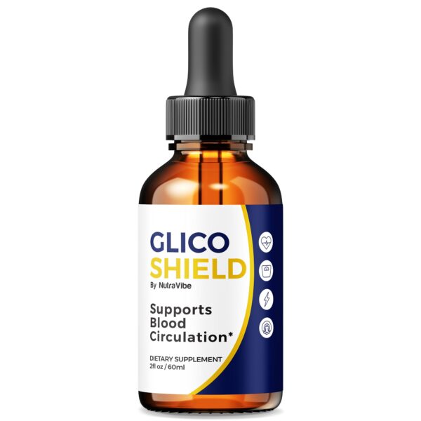 GlicoShield botella de gotas líquidas para circulación y flujo natural