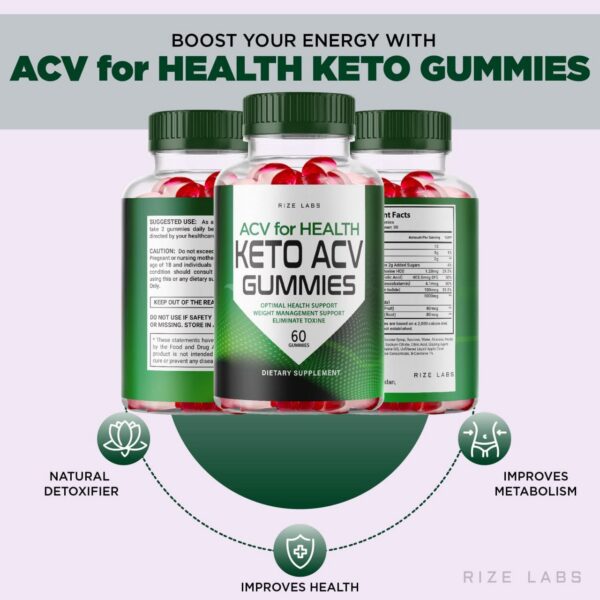 Gomitas Keto ACV rize labs 1000mg buen sabor