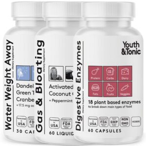 Youth & Tonic paquete anti-hinchazón con carbón activado y enzimas