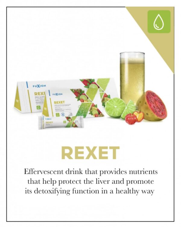 Version 1.0.0 Ingrediente activo para detox en FUXION REXET