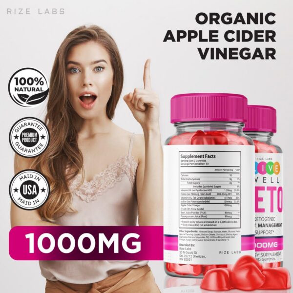 Gomitas Live Well Keto para apoyo avanzado en control de peso