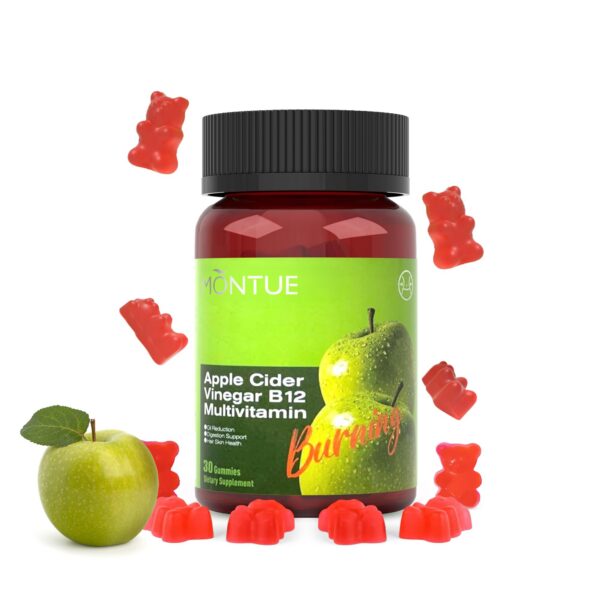 Gomitas Montue vinagre sidra con B12 frasco