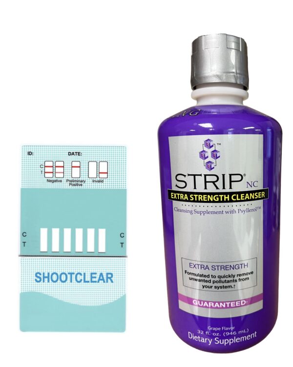 Bebida detox extra fuerte Shootclhear 32oz sabor uva