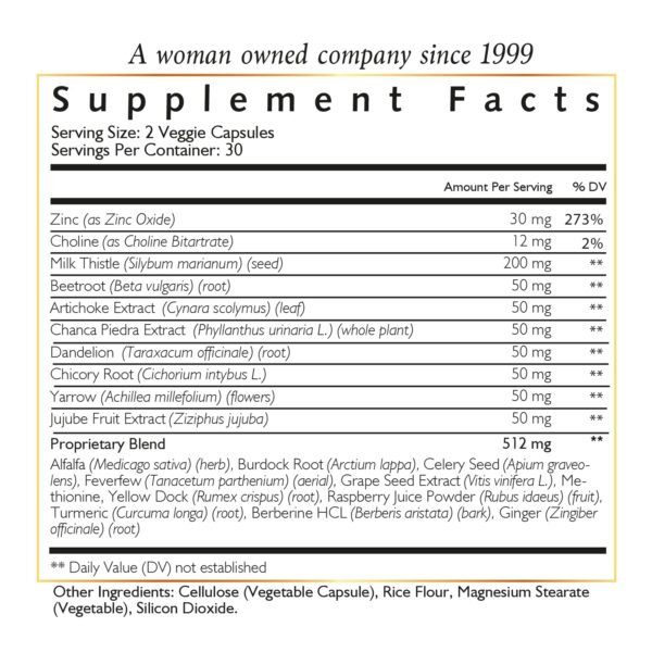 suplemento nutricional Cocó March Limpieza de Hígado 60 cápsulas