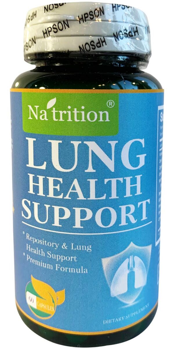 Version 1.0.0 Cápsulas naturales NATRITION con quercetina y polvo de jengibre para pulmones