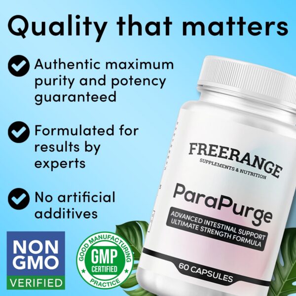 Suplemento para bienestar digestivo Freerange Parapurge