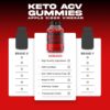 Gomitas Keto ACV Dorado Nutrition para pérdida de peso saludable
