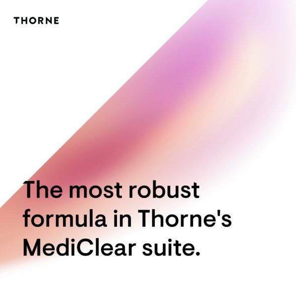 Polvo detox Thorne para limpieza corporal y multivitamínicos