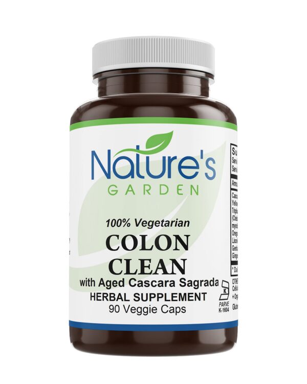 Paquete de Nature's Garden Essentials limpieza colon 90 cápsulas
