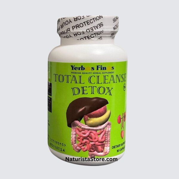 Yerbas Finas suplemento detox total cleanse 90 cápsulas