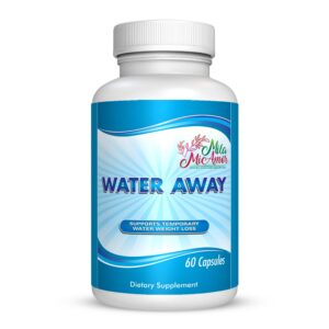 Water Away cápsulas diuréticas naturales paquete