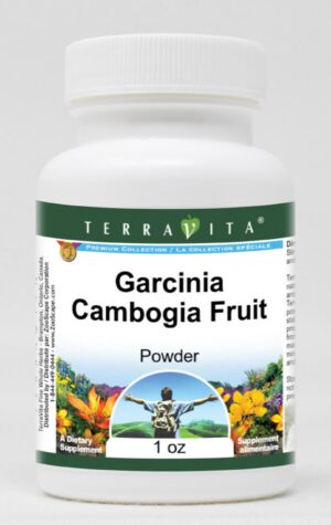 Frente del envase Terravita Garcinia Cambogia Powder 1 oz