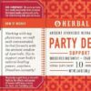suplemento herbal zap party detox apoyo digestivo post-fiesta