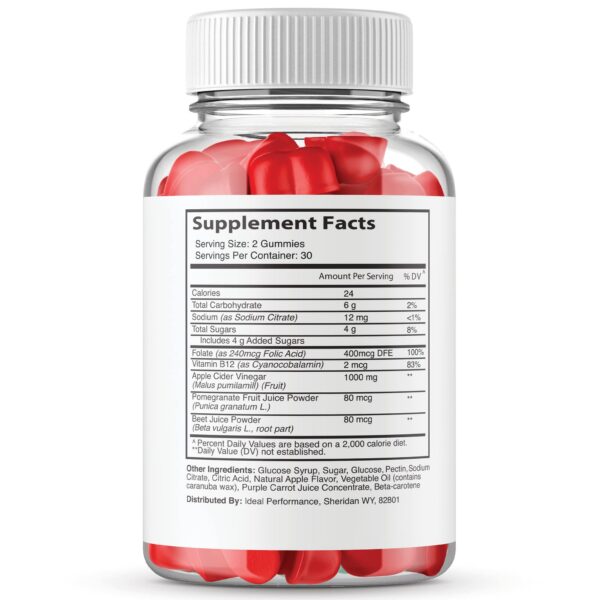 Gomitas Ketosium XS ACV frasco 60 unidades