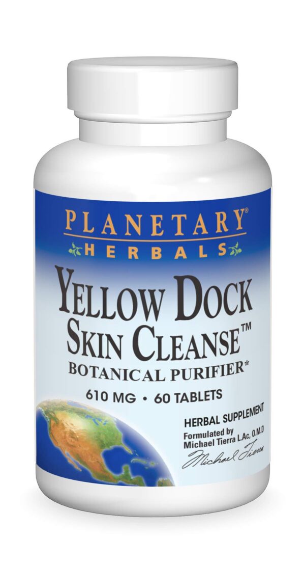 bote planetary herbals yellow dock limpiador piel