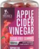 Frasco de gomitas vinagre sidra manzana sin azúcar para energía y digestión