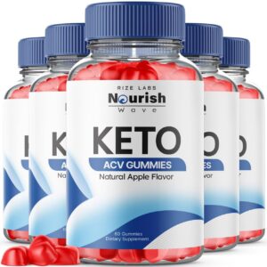 Gomitas keto ACV Nourish Wave para pérdida de peso rize labs