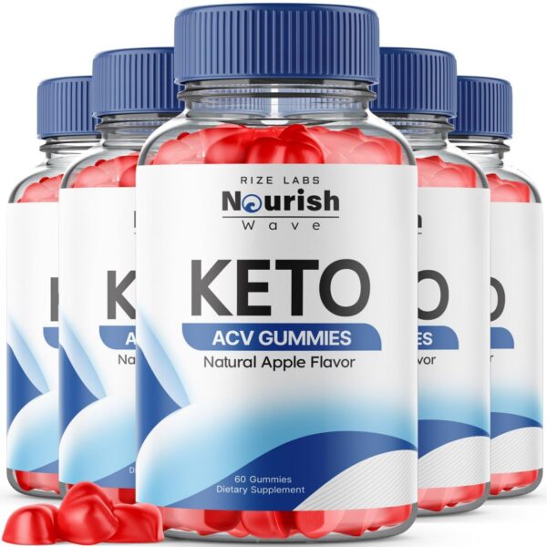 Gomitas keto ACV Nourish Wave para pérdida de peso rize labs