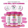 Botella gomitas veganas Keto ACV Live Well 120 unidades