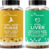 Purge suplemento detox ácido úrico y salud hepática botella