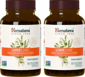 Himalaya LiverCare suplemento herbal botella frontal