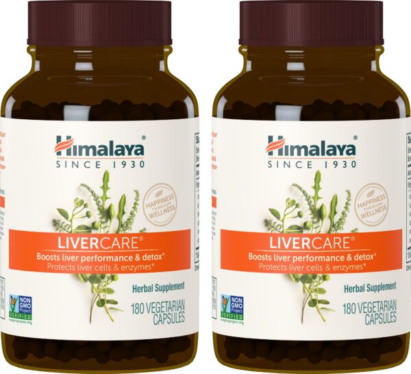 Himalaya LiverCare suplemento herbal botella frontal